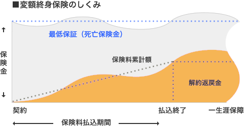 変額終身保険のしくみ
