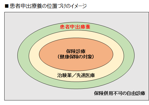 患者申出療養の位置づけイメージ